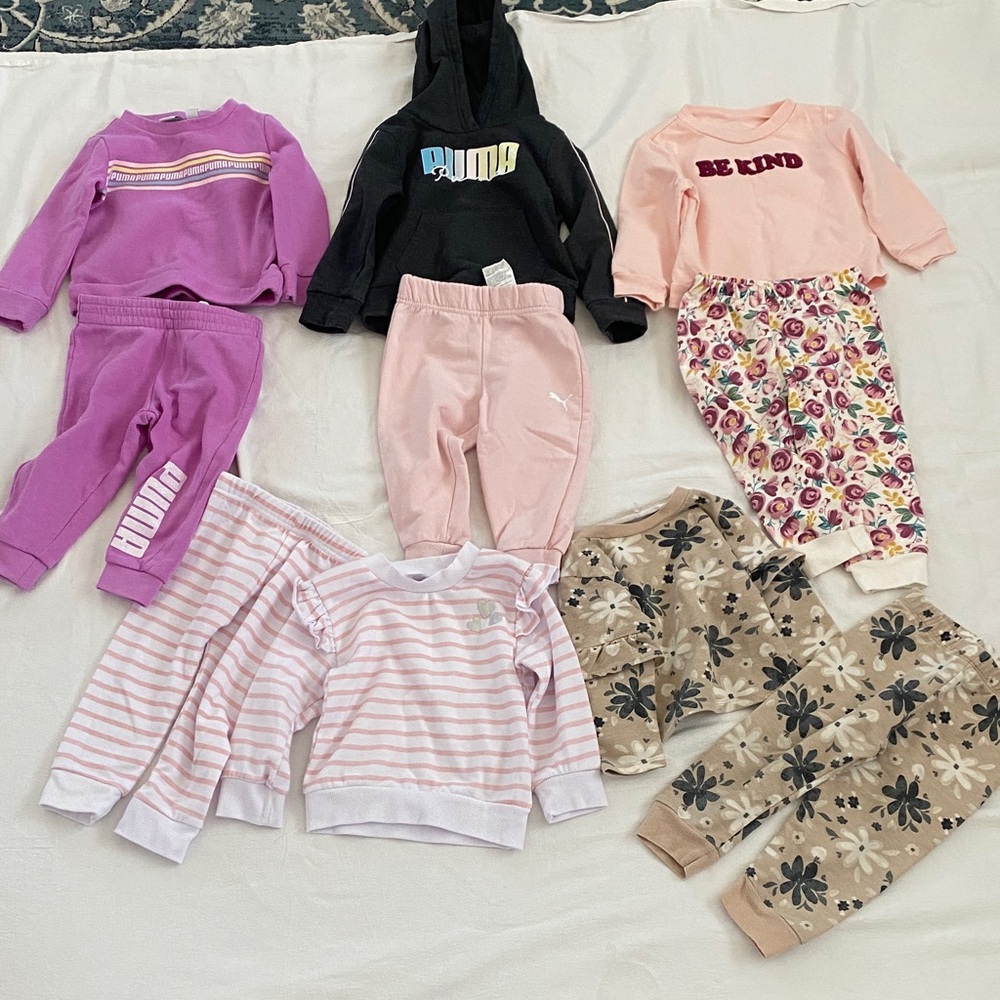 5 sets baby Girls Matching Set